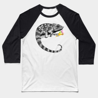 chameleon with ice cream Baseball T-Shirt